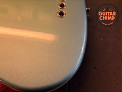 1997 Fender Roscoe Beck V 5-String Bass Teal Green Metallic OHSC