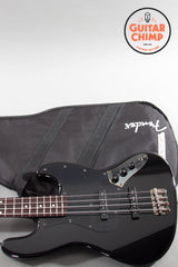 2024 Fender Japan FSR Traditional 60s Jazz Bass – All Black w/ Matching Headstock, Mint MIJ