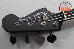 2024 Fender Japan FSR Traditional 60s Jazz Bass – All Black w/ Matching Headstock, Mint MIJ