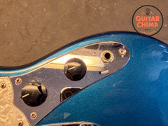 1999 Fender MIJ Japan MG-69 Mustang ’69 Reissue Competition Lake Placid Blue Tweed HSC