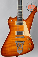 1999 Washburn PS2000 Paul Stanley Signature Flame Caramel Burst
