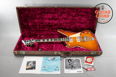 1999 Washburn PS2000 Paul Stanley Signature Flame Caramel Burst
