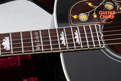 2007 Gibson Custom Shop SJ-200 “My Love” Ebony – Rare Inlay, Original Case