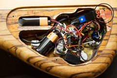 Early 1990’s Tobias Basic 6 String Bass Guitar Zebrawood #2431