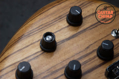 Early 1990’s Tobias Basic 6 String Bass Guitar Zebrawood #2431