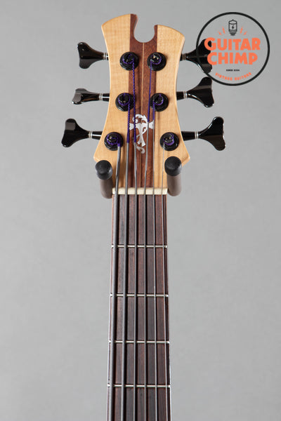 Early 1990's Tobias Basic 6 String Bass Guitar Zebrawood
