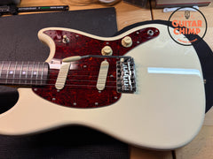 2022 Fender MIJ Japan Char Signature Mustang Olympic White Tweed HSC