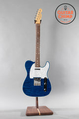 2012 Fender Japan Telecaster Custom TL62B ’62 Reissue Trans Blue Quilt
