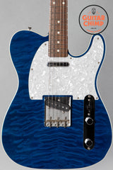 2012 Fender Japan Telecaster Custom TL62B ’62 Reissue Trans Blue Quilt