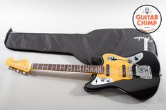 2022 Fender Japan FSR Traditional 60s Jaguar – Black w/ Gold Anodized Guard (Ishibashi Exclusive)