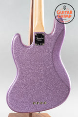 2017 Fender Limited Edition Adam Clayton Jazz Bass Purple Sparkle w/ OHSC β Mint!