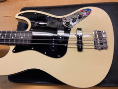 2010 Fender AJB Aerodyne Jazz Bass Vintage White