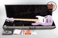 2017 Fender Limited Edition Adam Clayton Jazz Bass Purple Sparkle w/ OHSC β Mint!