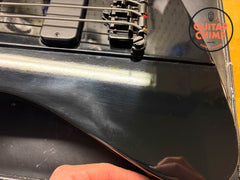 1997 Gibson Thunderbird IV Ebony Black OHSC Ebony Board