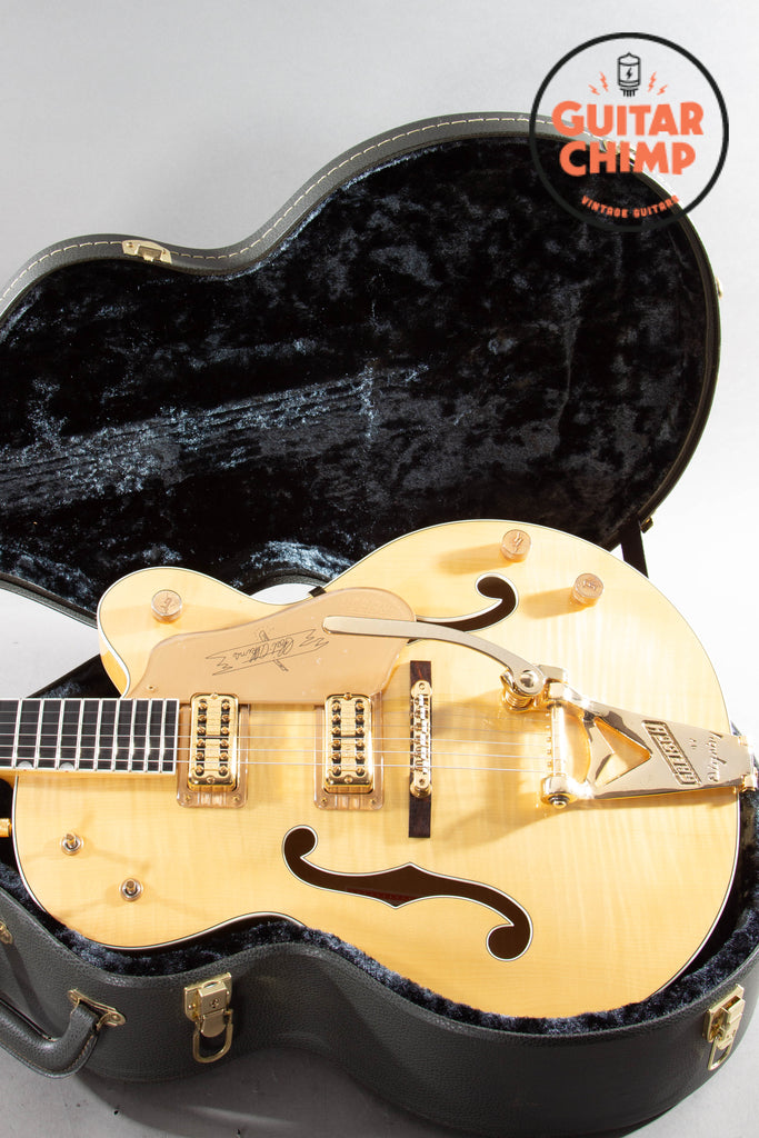 2008 Gretsch G6120AM Chet Atkins – Tiger Maple Amber Stain | MIJ | Near Mint | OHSC