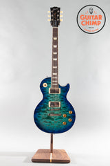 2020 Gibson Les Paul Standard Goryo Yuto Trans Blue Burst Quilt Top – Rare Japan-Only Model