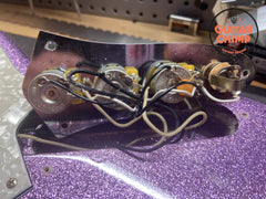 2017 Fender Limited Edition Adam Clayton Jazz Bass Purple Sparkle w/ OHSC β Mint!