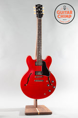 2021 Gibson ES-335 Semi-Hollow Satin Cherry