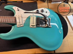 2000s Mosrite Ventures Model Super Custom ’65 Surf Green OHSC