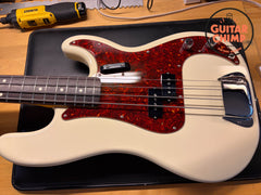 2019 Fender MIJ Japan Hama Okamoto Precision P Bass #4 Olympic White Gig Bag