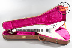 1997 Gibson Flying V '67 Reissue Classic White - OHSC – Ebony Board