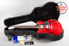 2021 Gibson ES-335 Semi-Hollow Satin Cherry