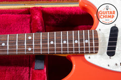 2010 Fender Japan MG73-CO '73 Reissue Mustang – Competition Fiesta Red w/ Matching Headstock | MIJ | HSC