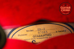 1990 Epiphone EB-2 Rivoli Bass Cherry