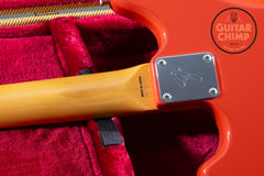 2010 Fender Japan MG73-CO '73 Reissue Mustang – Competition Fiesta Red w/ Matching Headstock | MIJ | HSC