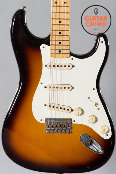 1957 Fender Stratocaster Hardtail – Sunburst – GuitarPoint