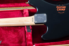 2010 Fender Japan MG69 Mustang Stop Tail – Matte Black w/ Matching Headstock | Rare | MIJ | Tweed Case