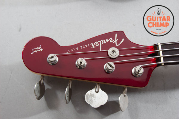 2008 Fender Japan Aerodyne Jazz Bass AJB-58 Candy Apple Red CIJ