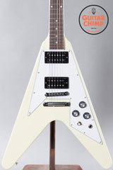 2022 Gibson 70s Flying V Classic White