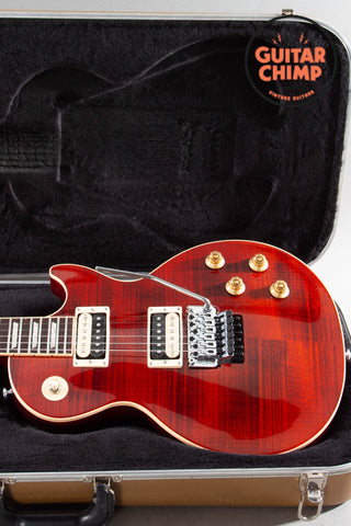 2014 Gibson Les Paul Traditional Pro II Floyd Rose Merlot Flame Top w/ Boost & Coil Split