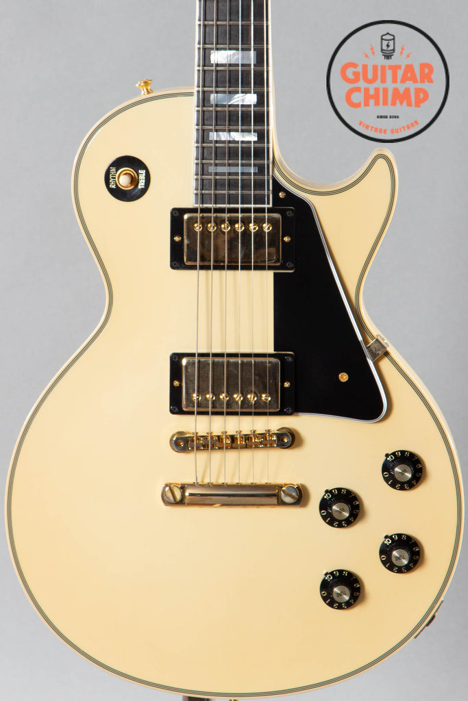2021 Gibson Custom Shop Limited ‘74 Les Paul Custom VOS Aged Classic White