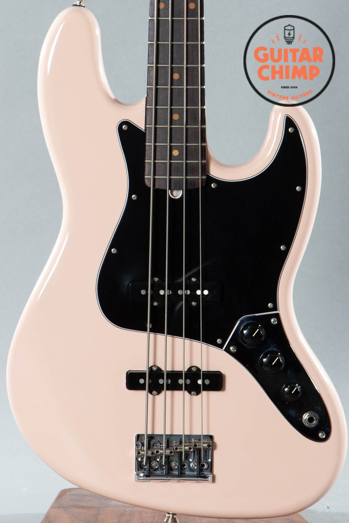 2018 Fender Limited Edition American Pro Jazz J Bass Shell Pink All Rosewood Neck