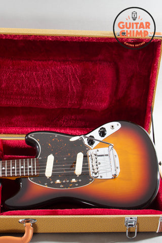 2017 Fender MIJ Traditional ’60s Mustang 3-Tone Sunburst | All Original | Tweed Case