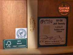 2015 Martin 00DB Jeff Tweedy Signature Mahogany Acoustic Guitar #1063