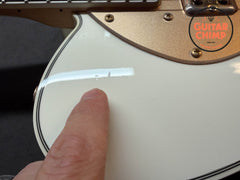 2012 Fender MIJ TN72G Thinline Super Deluxe Telecaster Olympic White Gold Hardware Japan w/ HSC
