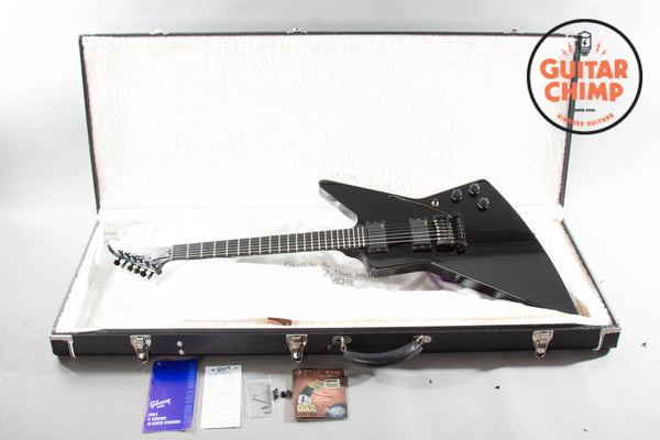 2008 Gibson Explorer Shred-X Ebony OHSC Guitar of the Month EMG