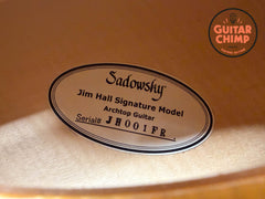 2003 Sadowsky Jim Hall Signature Model Natural Near Mint w/ OHSC Early Example