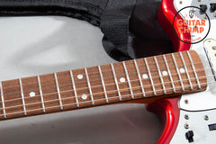 1999 Fender Japan ’62 Reissue Jaguar JG66-85 CIJ Candy Apple Red Matching Headstock