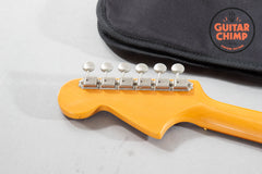 1999 Fender Japan ’62 Reissue Jaguar JG66-85 CIJ Candy Apple Red Matching Headstock