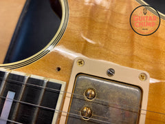 2002 Gibson Custom Shop Les Paul Custom 1968 Reissue Quilt Top Natural