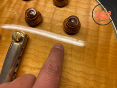 2002 Gibson Custom Shop Les Paul Custom 1968 Reissue Quilt Top Natural