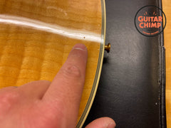 2002 Gibson Custom Shop Les Paul Custom 1968 Reissue Quilt Top Natural