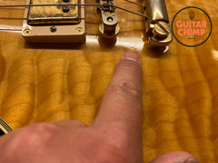 2002 Gibson Custom Shop Les Paul Custom 1968 Reissue Quilt Top Natural