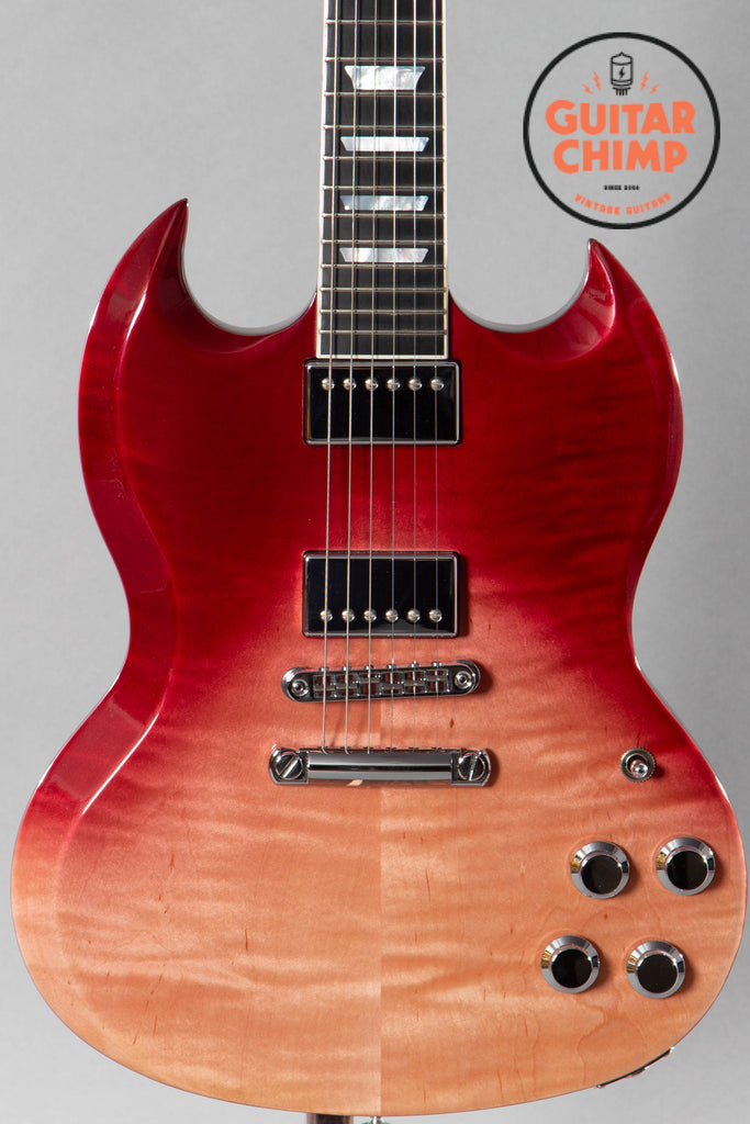 2018 Gibson SG Standard HP II High Performance 2 Hot Pink Fade