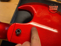 2013 Gibson SG Deluxe Red Fade – Original Case – Headstock Repair