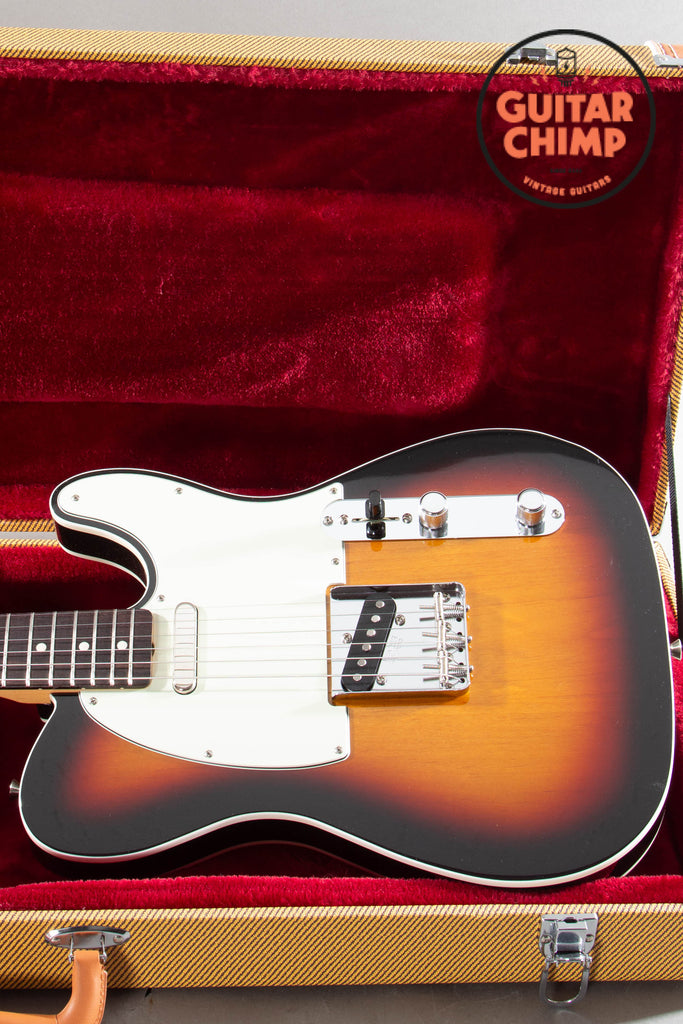 2025 Fender Japan MIJ Heritage 60s Telecaster Custom Sunburst Nitro Double Bound Tweed HSC